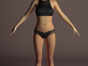 female 3D 模型