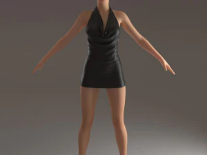 young girl 3D Model