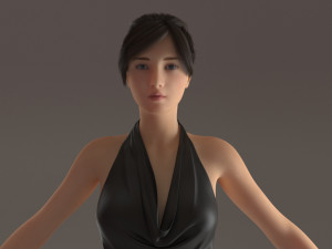 young girl Modelo 3D