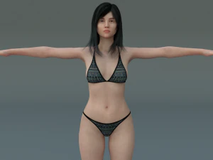 female character 3D Model