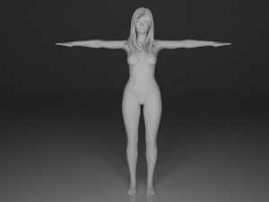 female character 3D Model