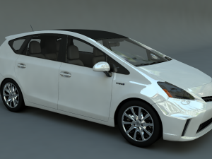 toyota prius v 2011 3D Model