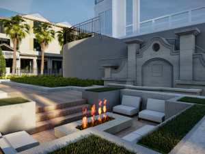 luxury backyard property atlantic ventnor city 3D Model
