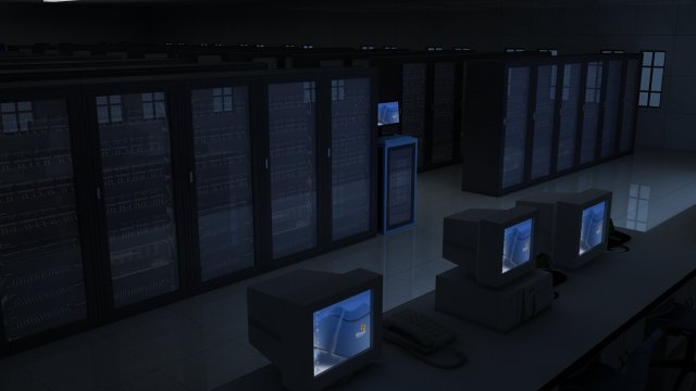 service station equipment room 3D Model .c4d .max .obj .3ds .fbx .stl .blend 