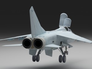 fbc-1jh-7 fighter 3D 모델