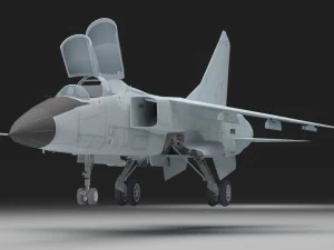 combattente fbc-1jh-7 Modello 3D