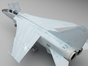 fbc-1jh-7 fighter 3D 모델
