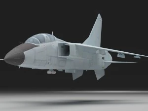 combattente fbc-1jh-7 Modello 3D