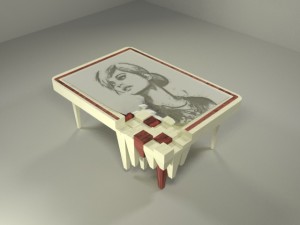 table Modello 3D