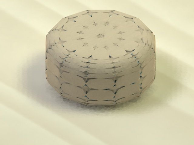 round puff Model 3D .c4d .max .obj .3ds .fbx .stl .blend 