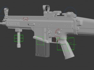 scar h Modelo 3D