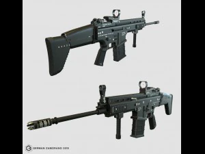 scar h 3D Model