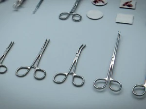 surgical instruments - medical equipment kit 3D Model