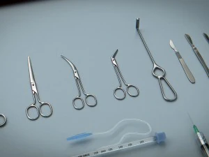 surgical instruments - medical equipment kit 3D Model