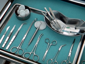 surgical instruments - medical equipment kit Model 3D