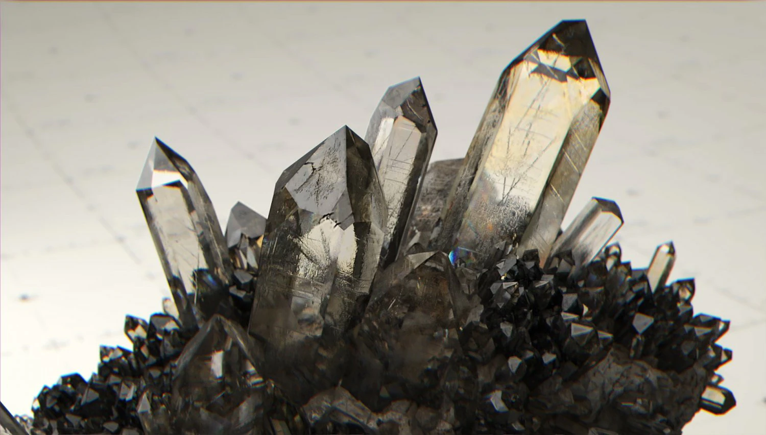 crystal model kit - 6 types trigonal 3D Model .c4d .max .obj .3ds .fbx .stl .blend 