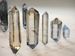 crystal model kit - 6 types trigonal 3D Model