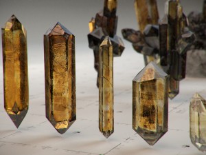 crystal model kit - 6 types trigonal Modèle 3D