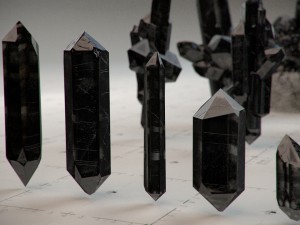 crystal model kit - 6 types trigonal Modèle 3D