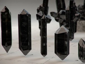 crystal model kit - 6 types trigonal 3D Model