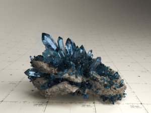 crystal model kit - 6 types trigonal Modèle 3D