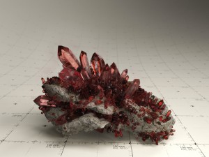 crystal model kit - 6 types trigonal Modèle 3D