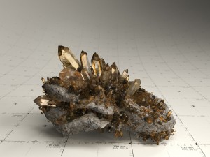 crystal model kit - 6 types trigonal Modèle 3D