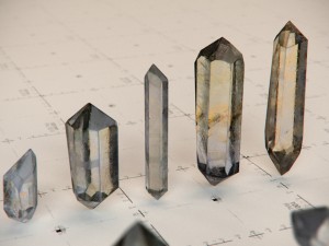 crystal model kit - 6 types trigonal Modèle 3D