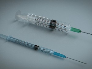 syringe - medical instrument - 2 types 3D 模型