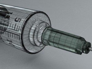 syringe - medical instrument - 2 types 3D 模型