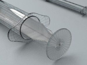 syringe - medical instrument - 2 types 3D 模型