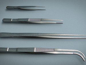 forceps tweezers - medical instruments Modelo 3D