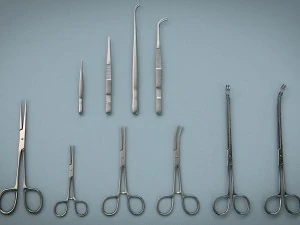 forceps tweezers - medical instruments 3D Model