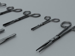 forceps tweezers - medical instruments Modelo 3D