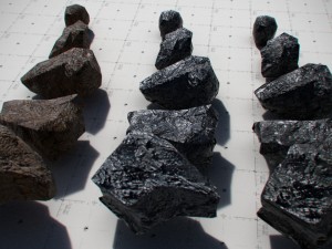 coal model pack - black brown anthracite Modelo 3D