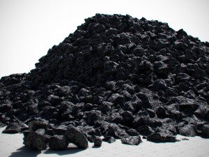 coal model pack - black brown anthracite Modelo 3D