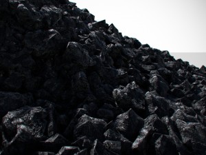 coal model pack - black brown anthracite Modelo 3D