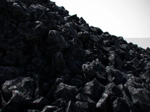 coal model pack - black brown anthracite 3D Model