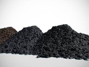 coal model pack - black brown anthracite Modelo 3D