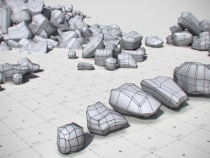 coal model pack - black brown anthracite Modelo 3D