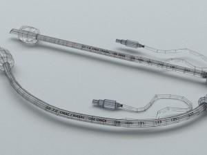 traceal tube - medical catheter 3D 模型