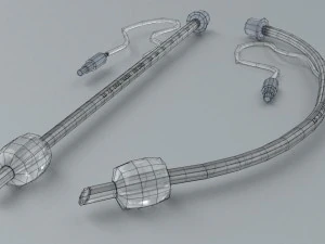 traceal tube - medical catheter 3D Model