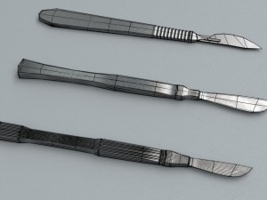 scalpel retractor - medical instruments Model 3D
