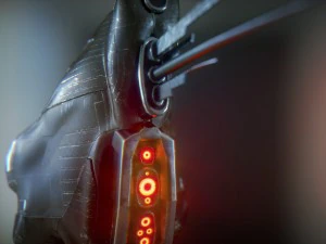 drone science fiction military - high res 3D Model