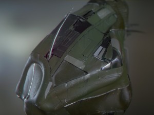 drone science fiction military - high res 3D 모델