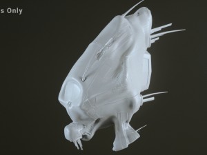 drone science fiction military - high res 3D 모델