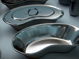 bowls trays - vessels stainless steel Modèle 3D