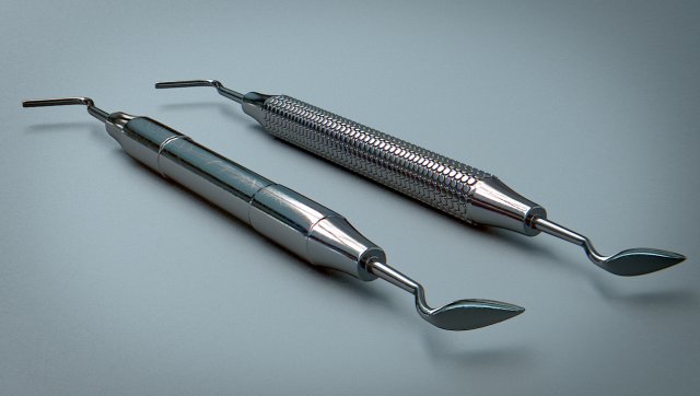 periotome - medical instrument 3D Модель .c4d .max .obj .3ds .fbx .stl .blend 