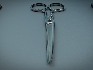 scissors steel 3D Model