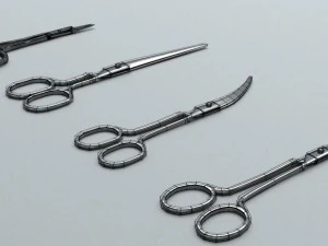 scissors steel 3D Model